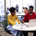 Teja Clients in our coworking workspace