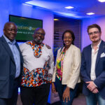 From L - R: Teja Spaces Founder and CEO Paul Kavuma, Dotsavvy CEO and Founder Moses Kemibaro, Founder & CEO Melvin Marsh International Ltd Flora Mutahi and Kenyan Wall Street CEO Andrew Barden.