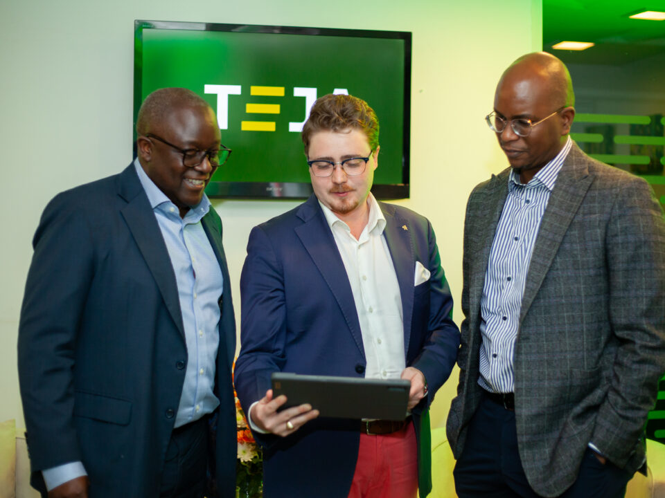 From L - R: Teja Spaces Founder and CEO Paul Kavuma, Kenyan Wall Street CEO Andrew Barden & Spearhead Africa Asset Management Founder and Managing Director Ngatia Kirungie